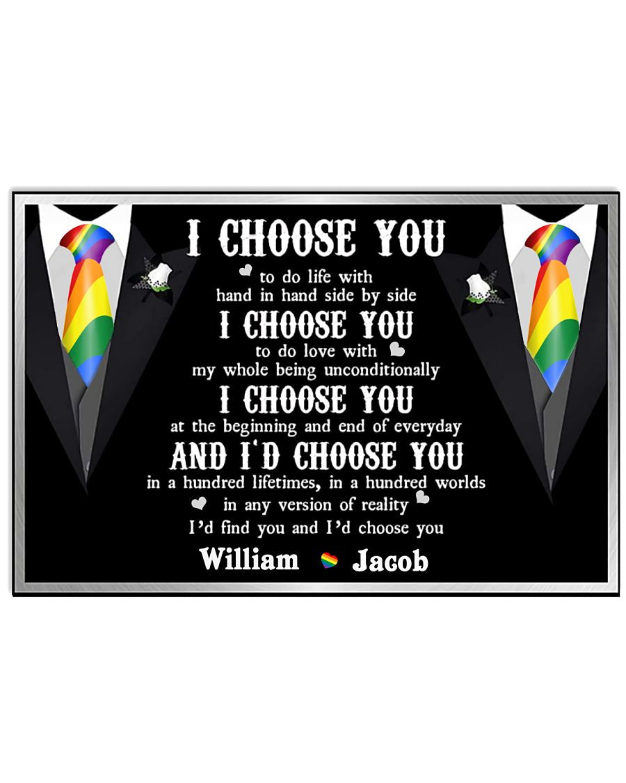 Personalized Lgbt - I Choose You