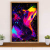 Cute Border Collie Dog Canvas Wall Art Prints | Watercolor Painting |  Gift for Merle Collie Lover