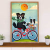 Cute Border Collie Dog Canvas Wall Art Prints | Collies Hang Out |  Gift for Merle Collie Lover