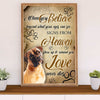 Funny Cute Boxer Canvas Wall Art Prints | Signs From Heaven | Gift for Brindle Boxador Dog Lover