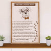 Funny Cute Boxer Poster | Boxer's House Rules | Wall Art Gift for Brindle Boxador Puppies Lover