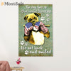 Funny Cute Boxer Canvas Wall Art Prints | Dog American Gloves | Gift for Brindle Boxador Dog Lover