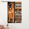 Funny Cute Boxer Poster | I Am Your Boxer | Wall Art Gift for Brindle Boxador Puppies Lover