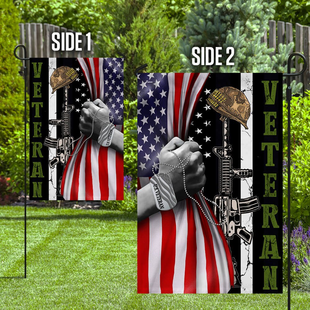 Forever The Title U.S Veteran Flag