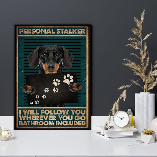 Dachshund Printed Canvas - Gifts for Dog Lover | Puppies Home Room Wall Art - MostSuit