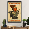 US Army Military Canvas Wall Art | Agent Orange | American Independence Day Gift for Soldiers