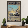 US Army Military Poster Wall Art | Vietnam War Veteran | American Independence Day Gift for Soldiers