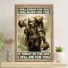 US Army Military Poster Wall Art | Sweat For You | American Independence Day Gift for Soldiers