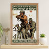 US Army Military Poster Wall Art | Fight For America | American Independence Day Gift for Soldiers