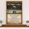 US Army Military Poster Wall Art | Facts About Vietnam Wall | American Independence Day Gift for Soldiers