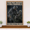 US Army Military Poster Wall Art | One Of The Sheep | American Independence Day Gift for Soldiers
