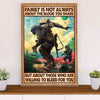 US Army Military Poster Wall Art | Bleed For You | American Independence Day Gift for Soldiers