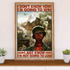 US Army Military Poster Wall Art | Not Going To Lose | American Independence Day Gift for Soldiers