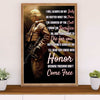 US Army Military Poster Wall Art | Freedom Don't Come Free | American Independence Day Gift for Soldiers