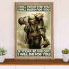 US Army Military Poster Wall Art | Sweat For You | American Independence Day Gift for Soldiers