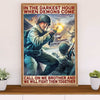 US Army Military Poster Wall Art | Brothers | American Independence Day Gift for Soldiers