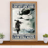 US Army Military Poster Wall Art | Still Alive | American Independence Day Gift for Soldiers