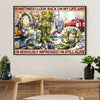 Firefighter Pride Canvas Wall Art | I'm Still Alive | American Independence Day Gift for Fireman