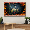 Firefighter Pride Canvas Wall Art | Running Toward it | American Independence Day Gift for Fireman