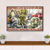 Firefighter Pride Canvas Wall Art | I'm Still Alive | American Independence Day Gift for Fireman
