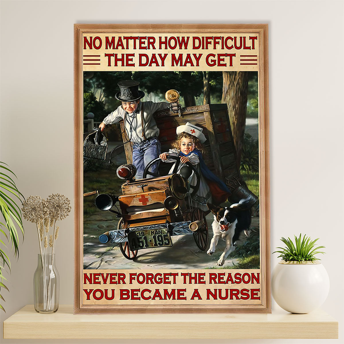 Nurse Poster | The Reason You Became A Nurse | Wall Art Gift for Woman Nurse, Female Nursing