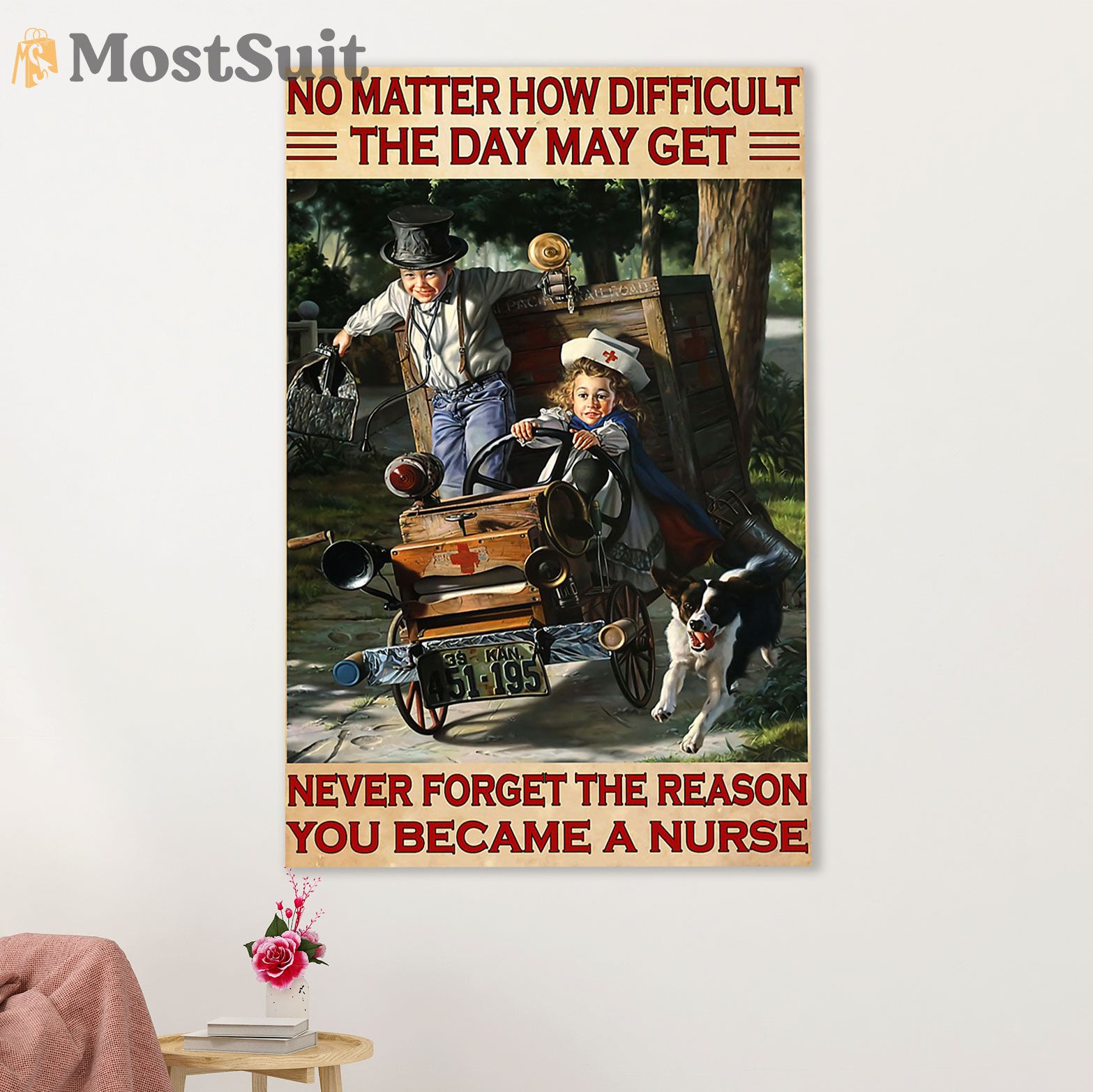 Nurse Poster | The Reason You Became A Nurse | Wall Art Gift for Woman Nurse, Female Nursing