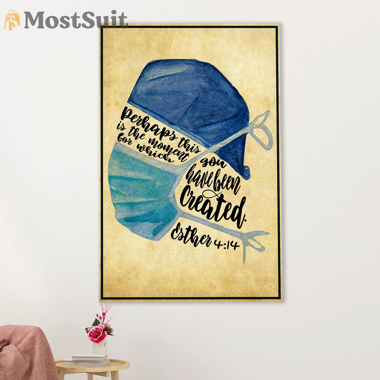 Nurse Poster | Nursing | Wall Art Gift for Woman Nurse, Female Nursing