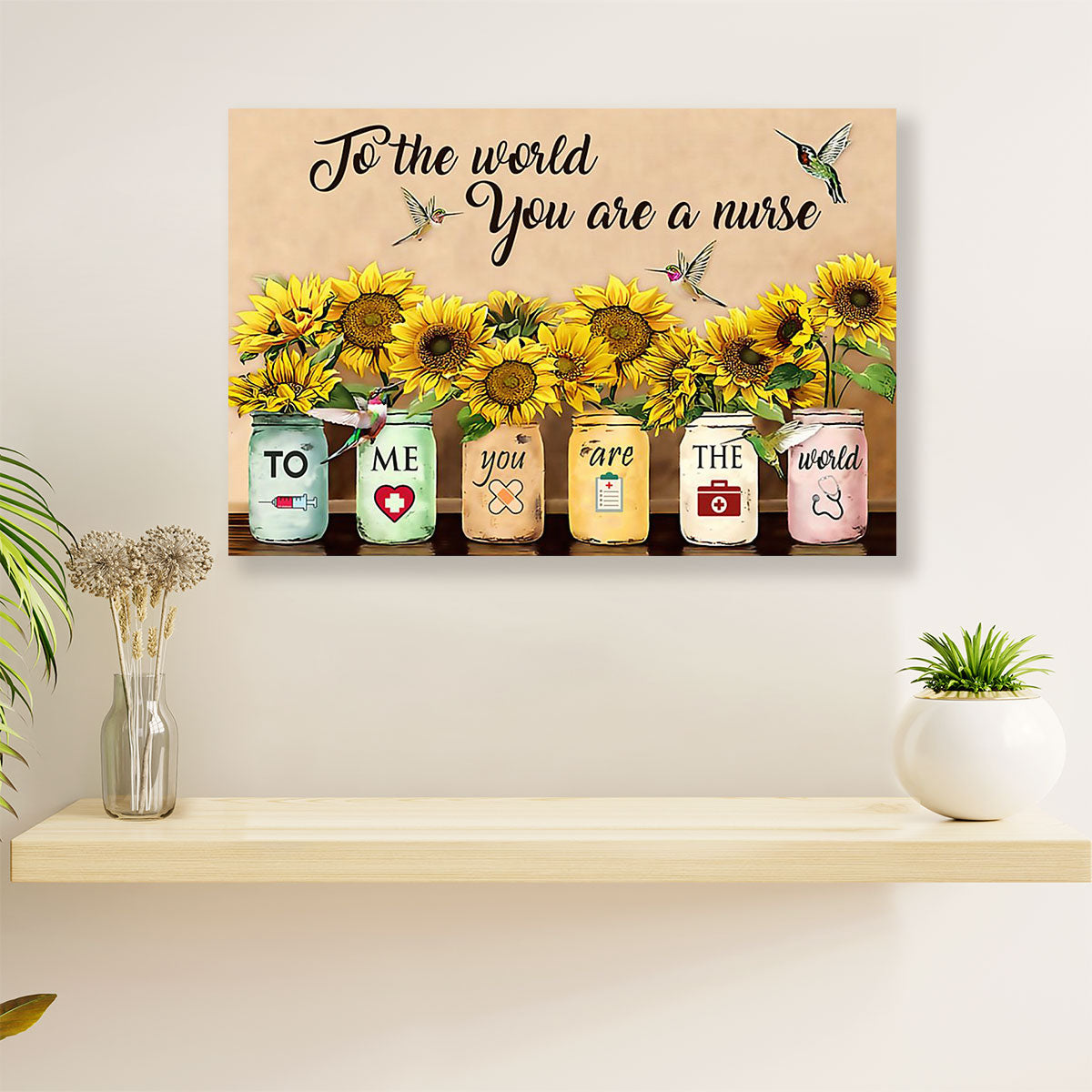 Nurse Canvas Wall Art | You Are A Nurse | Gift for Woman Nurse, Female Nursing