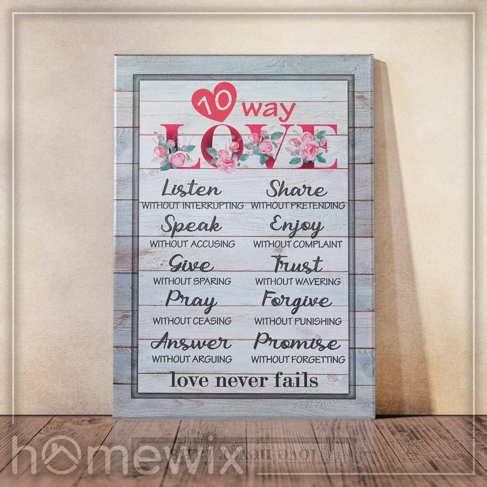 10 Ways To Love Canvas And Poster | Wall Decor