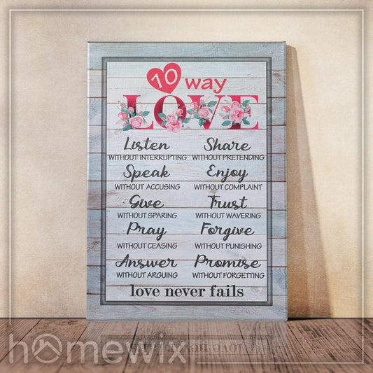 10 Ways To Love Canvas And Poster | Wall Decor