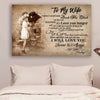 Firefighter Canvas and Poster Husband to wife I wish I could turn wall decor visual art