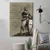 spartan Canvas and Poster nobody is born a warrior wall decor visual art