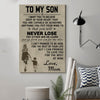 family Canvas and Poster to my son wall decor visual art