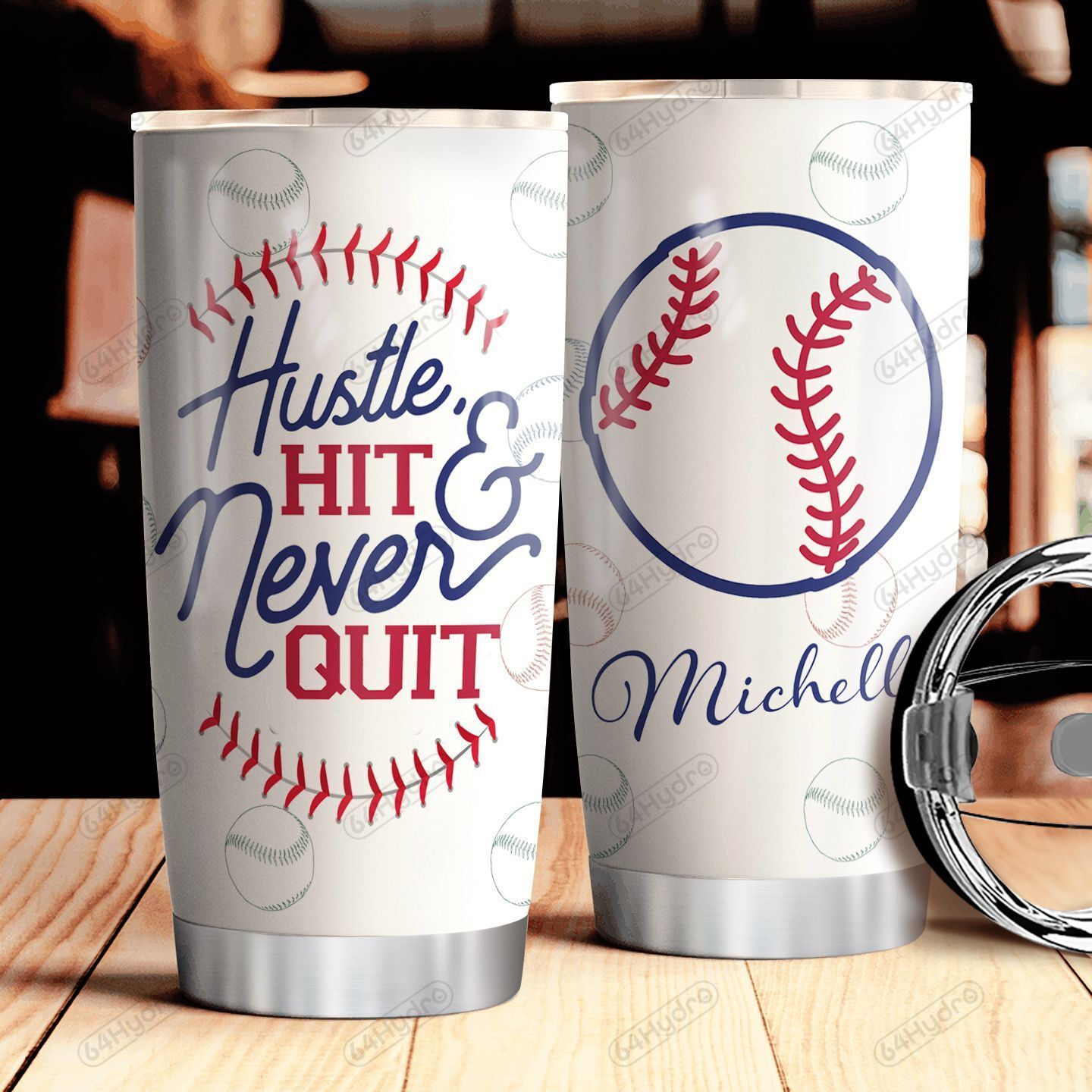 Baseball Personalized HTR0910007 Stainless Steel Tumbler - MostSuit