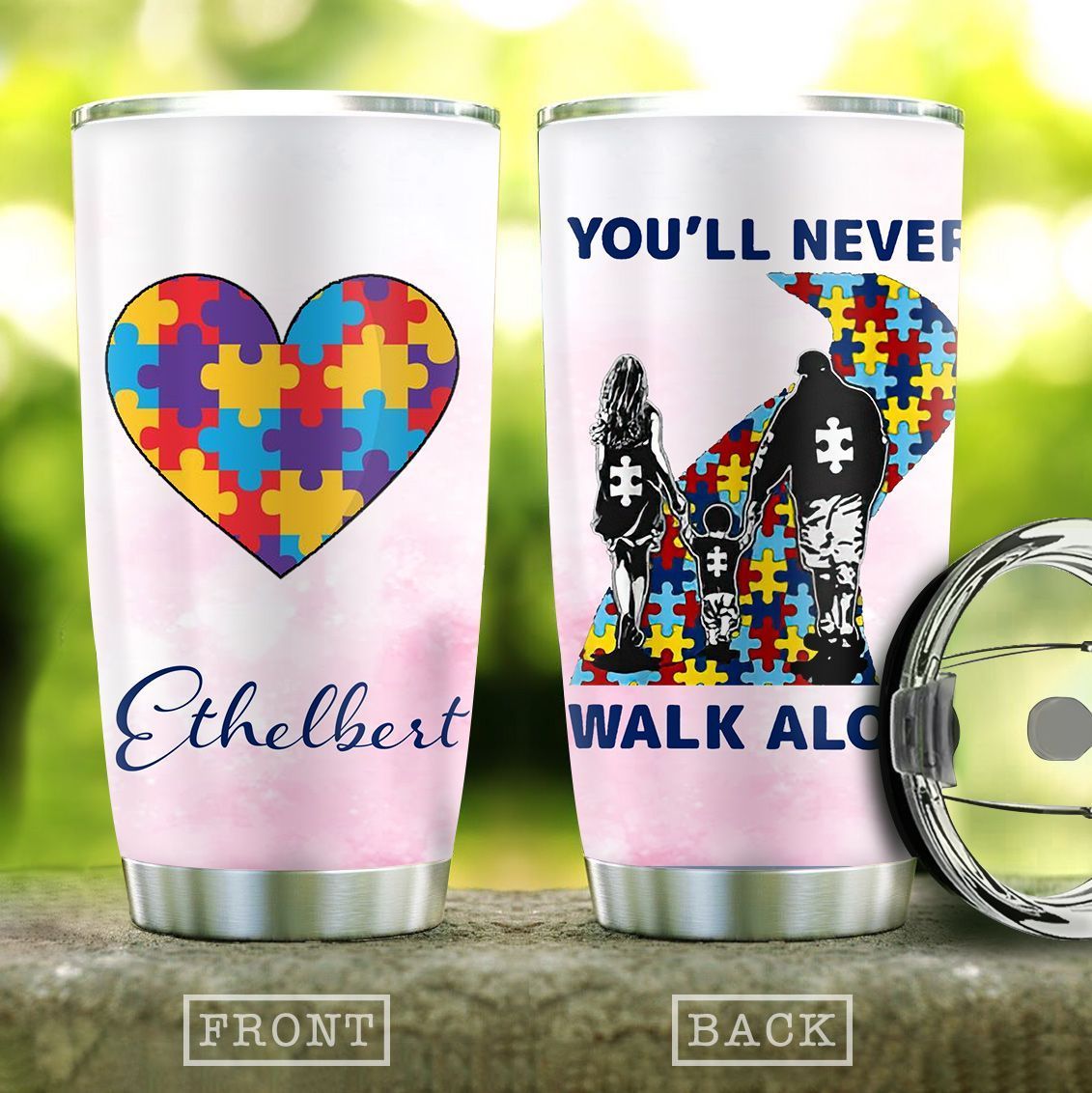 Autism Personalized DNA1210006 Stainless Steel Tumbler - MostSuit