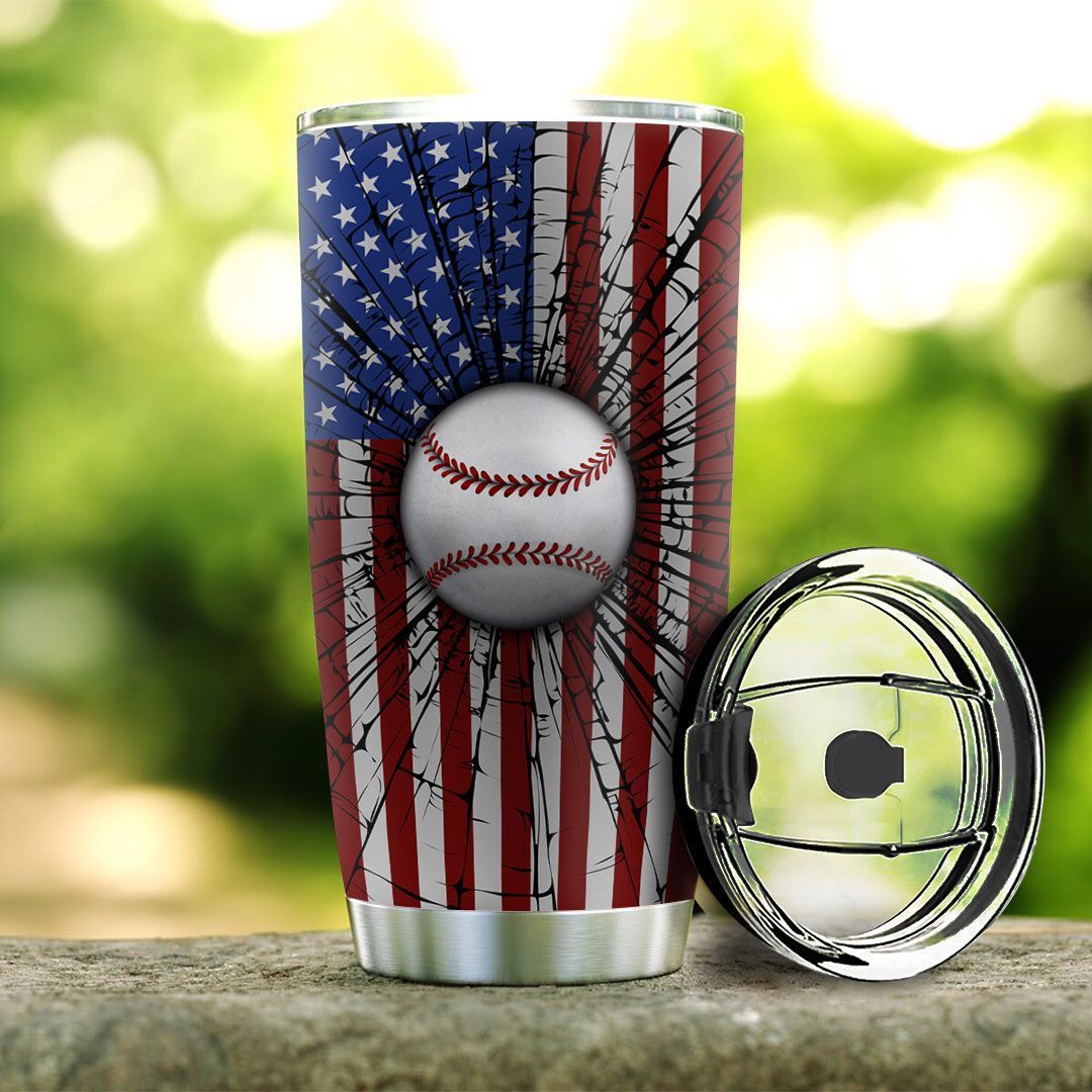Personalized Baseball HLZ1710004 Stainless Steel Tumbler - MostSuit