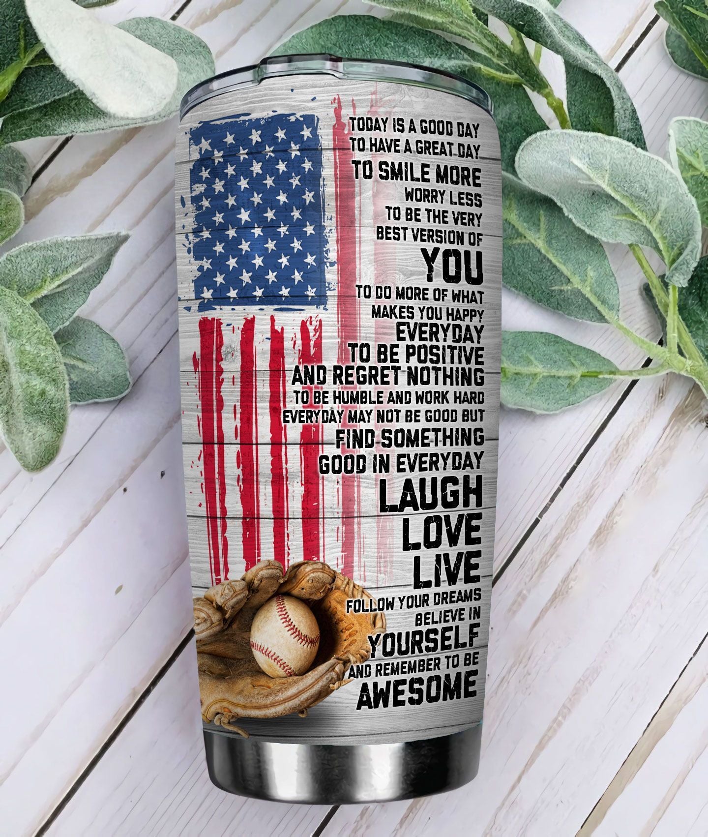 Baseball Make You Happy Personalized KD2 ZZL2010001 Stainless Steel Tumbler - MostSuit