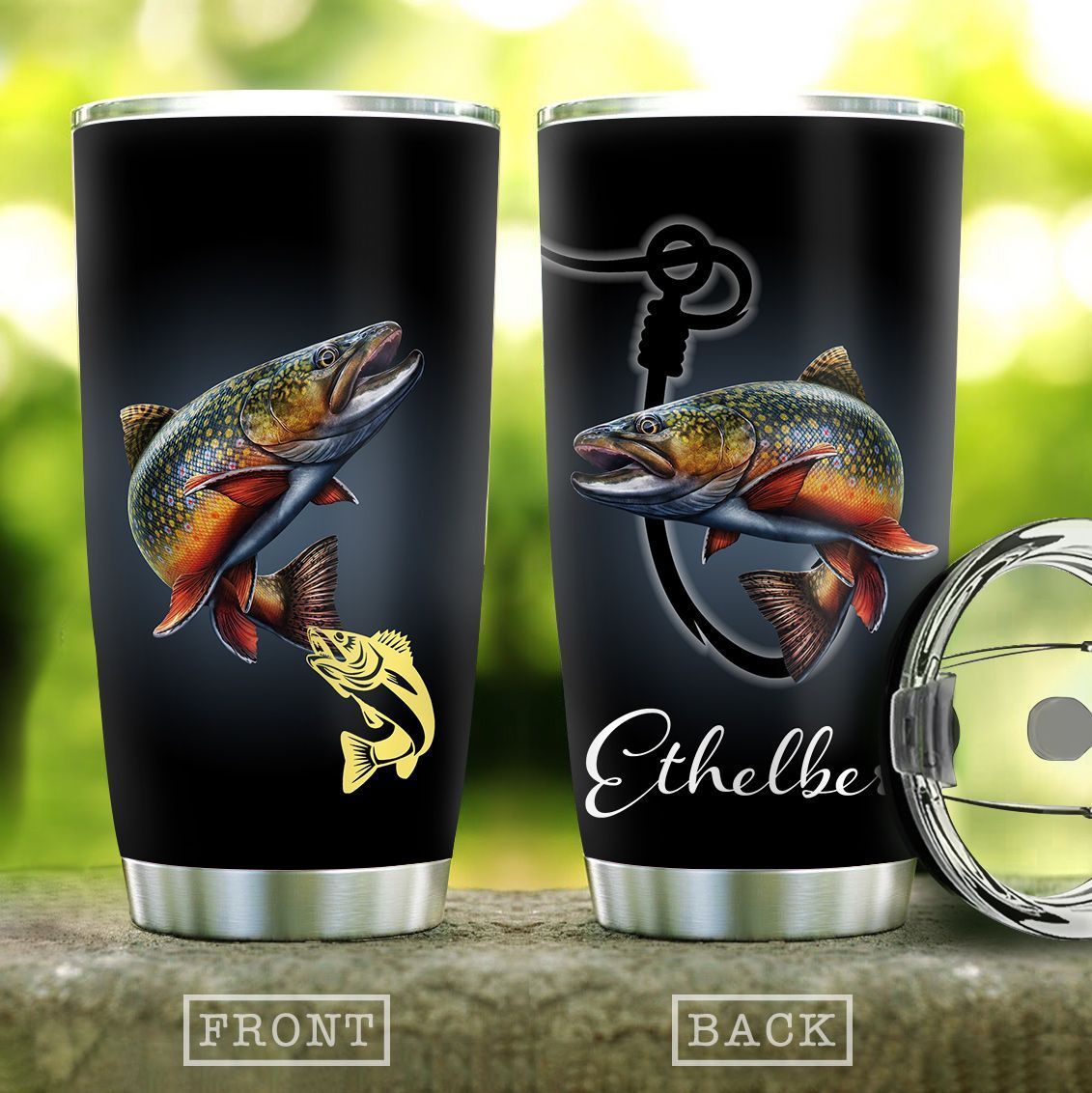 Trout Fishing Personalized DNA2010009 Stainless Steel Tumbler - MostSuit