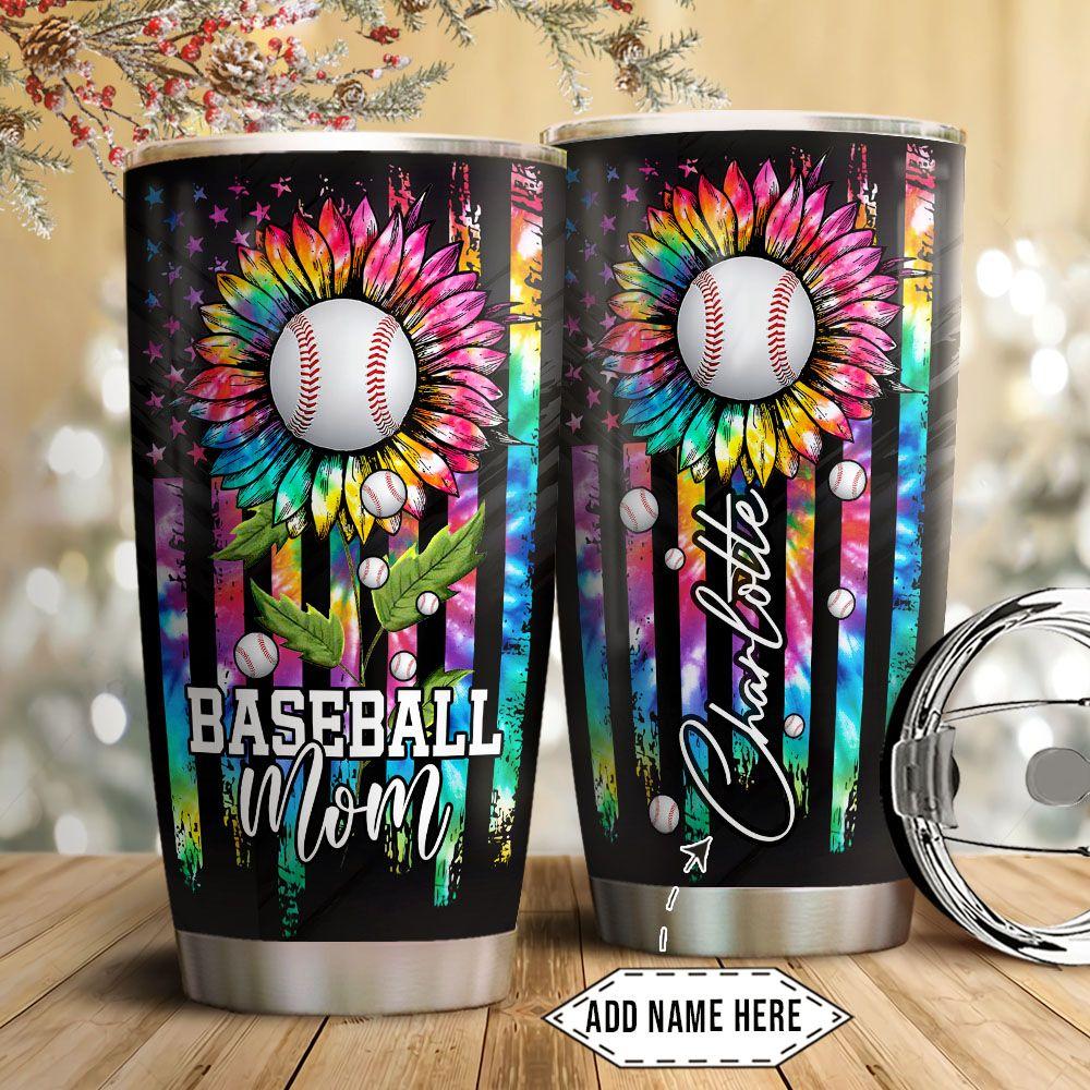 Baseball Mom Personalized NNR1411001 Stainless Steel Tumbler - MostSuit