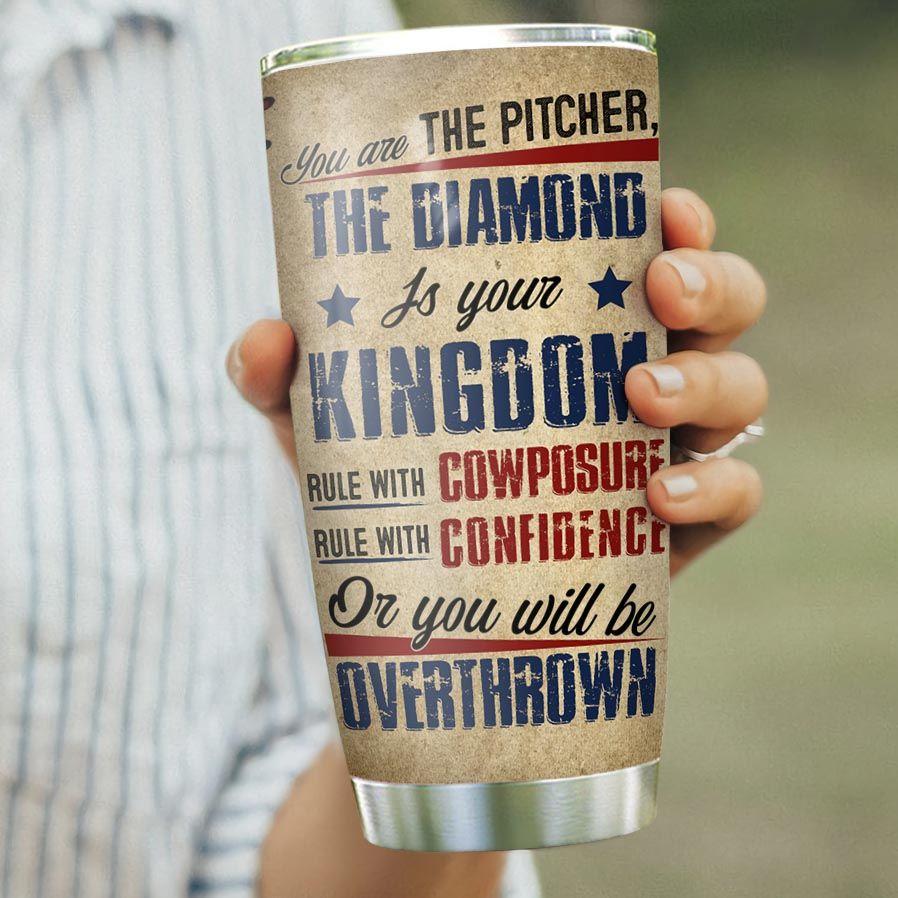 Personalized Baseball Pitcher PYR1411021 Stainless Steel Tumbler - MostSuit