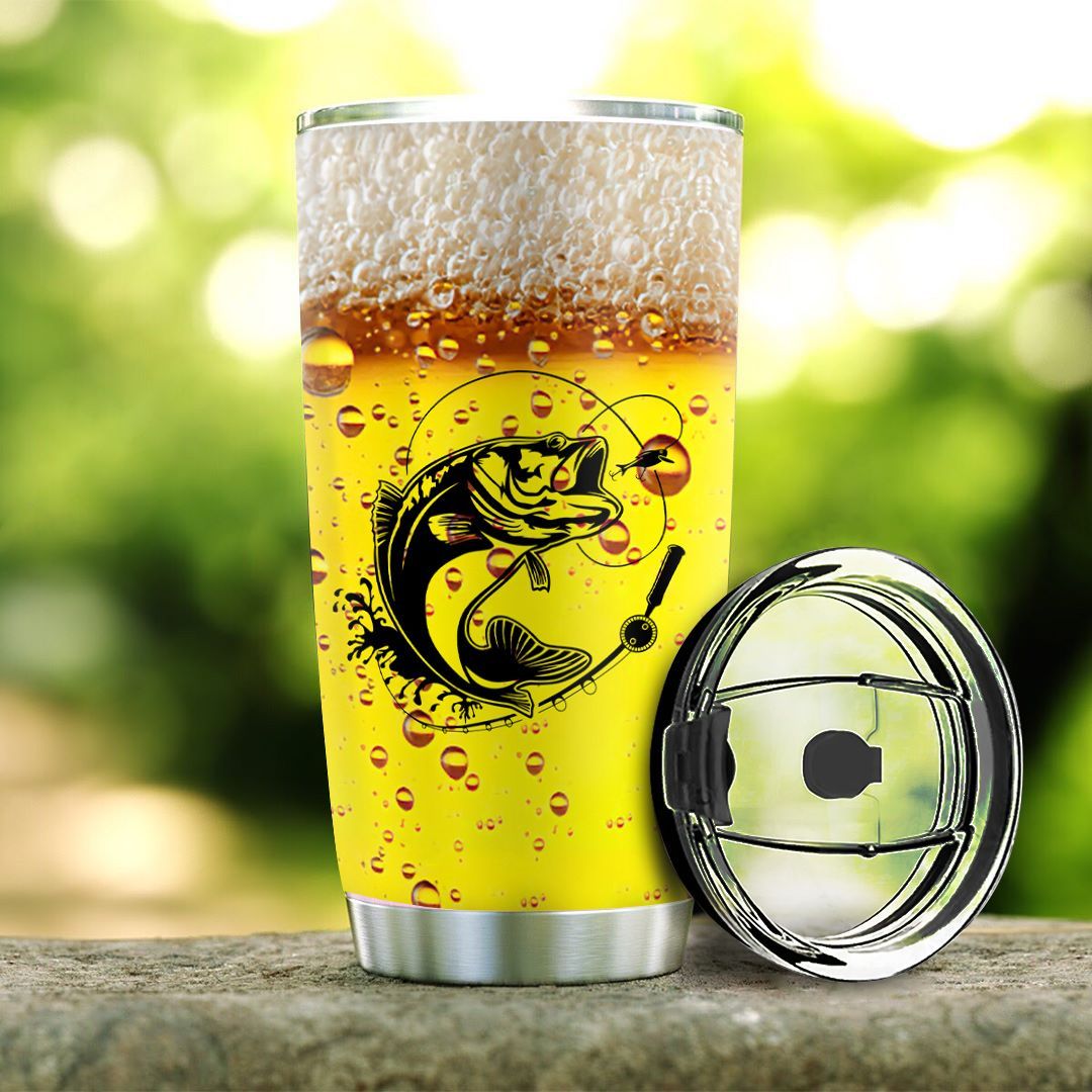 Personalized Beer Fishing TTZ1611003 Stainless Steel Tumbler - MostSuit