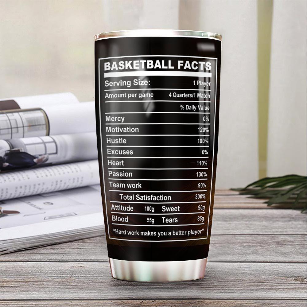 Basketball Facts Personalized THA1911022 Stainless Steel Tumbler - MostSuit