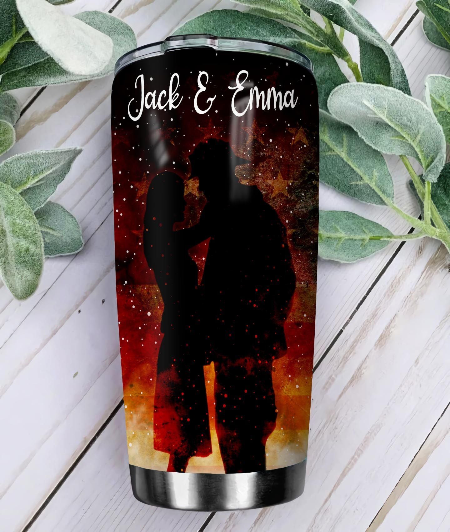 To My Boyfriend Firefighter Personalized KD2 HNM1911003 Stainless Steel Tumbler - MostSuit