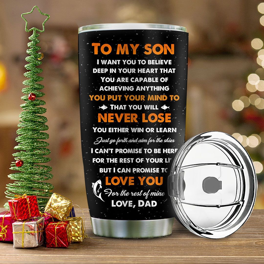 Dad Son Fishing Partner KD2 BGM2811012 Stainless Steel Tumbler - MostSuit