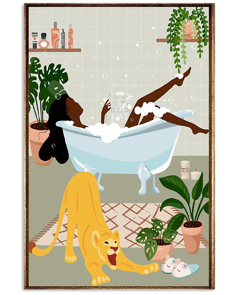 African - Black Art - Black Girl Poster 030506 Vertical Canvas And Poster | Wall Decor