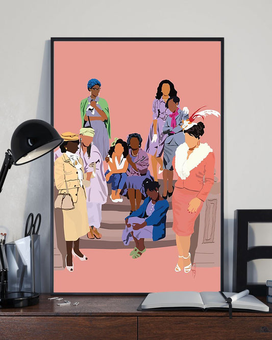 African - Black Art - Black Woman Portrait 3 Vertical Canvas And Poster | Wall Decor Visual Art