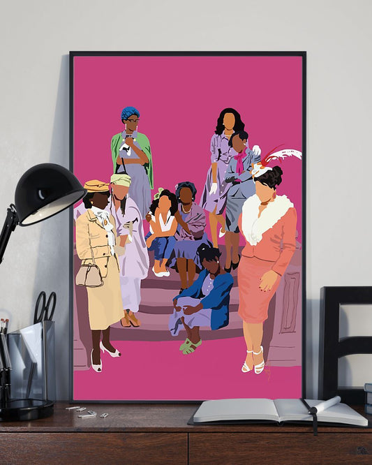 African - Black Art - Black Woman Portrait 1 Vertical Canvas And Poster | Wall Decor Visual Art