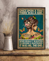 Professions Poster - Girl Wanted To Become Bartender Vertical Canvas And Poster | Wall Decor