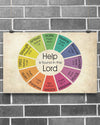 Bible Help Is Found In The Lord Horizontal Canvas And Poster | Wall Decor Visual Art