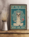 Alpaca Eff You See Kay Why Oh You Vertical Canvas And Poster | Wall Decor